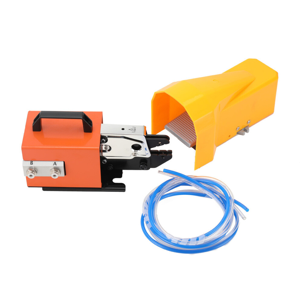 Pneumatic Wire Terminal Mobile Crimping Tool Machine Crimper Air Powered