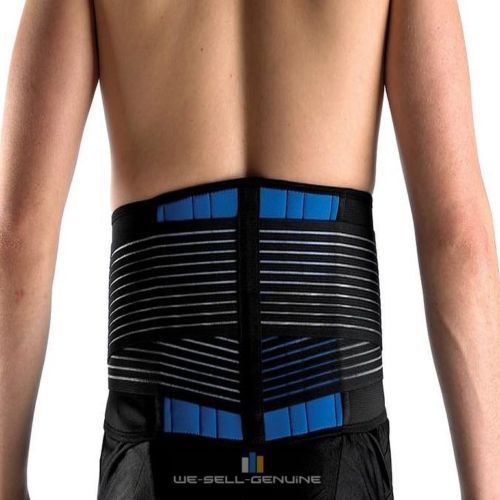 Adjustable Neoprene Double Pull Lumbar Support Lower Back Pain Relief Belt Brace