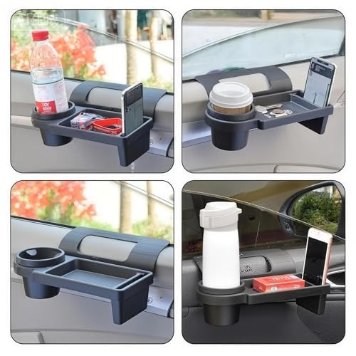 Car Window Organizer- Multi-Function Clip-On Cup Holder & SD-1519(1 pack)