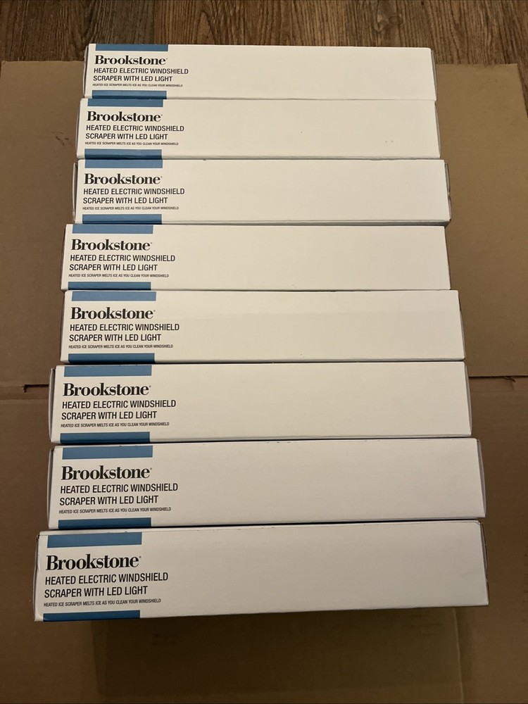 5, Brookstone Heated Electric Windshield ICE Scraper SEALED NIB