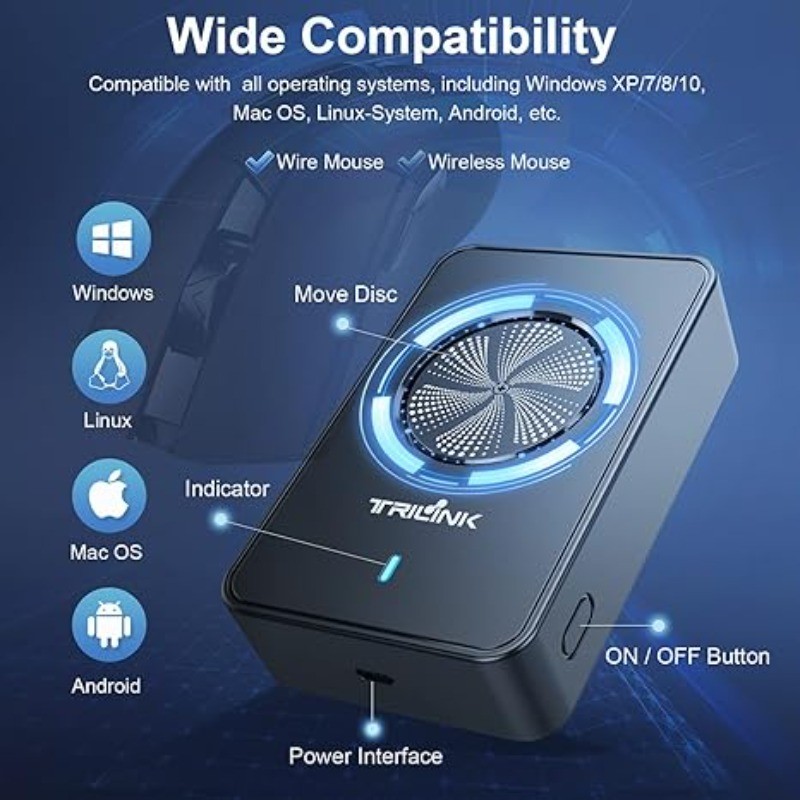 Undetectable Mouse Jiggler, Automatic Mouse Mover, Keep PC Active, No Software