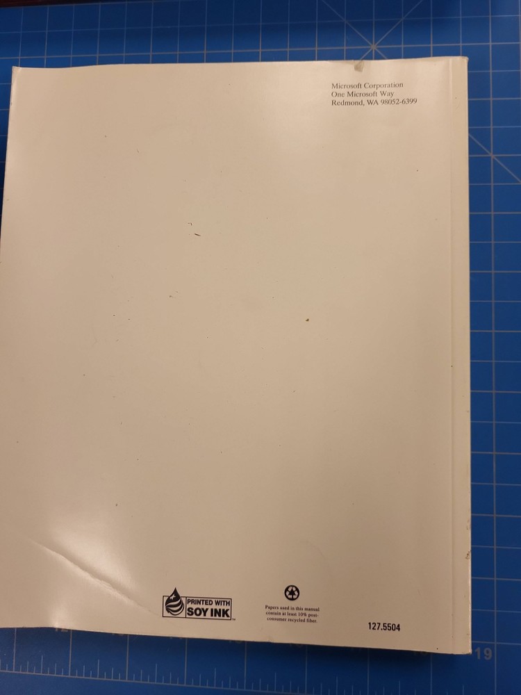 Microsoft MS-DOS Operating System Version 5 Manual Vintage Computer