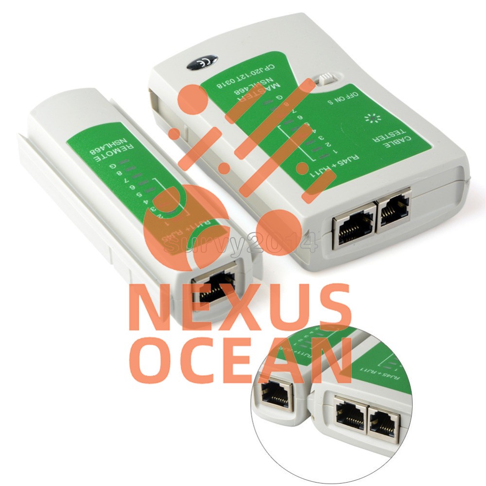 RJ45 RJ11 Cat5e Cat6 Network Lan Cable Tester Test Tool New