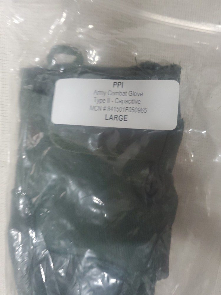 Large New MADE leather type COMBAT GLOVES, PPI, NEW IN PACKAGE,