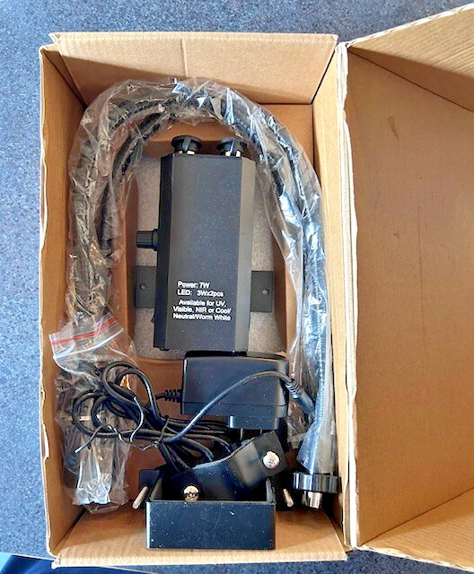 Amscope Stereo microscope LED Dual light for for square or round post stands