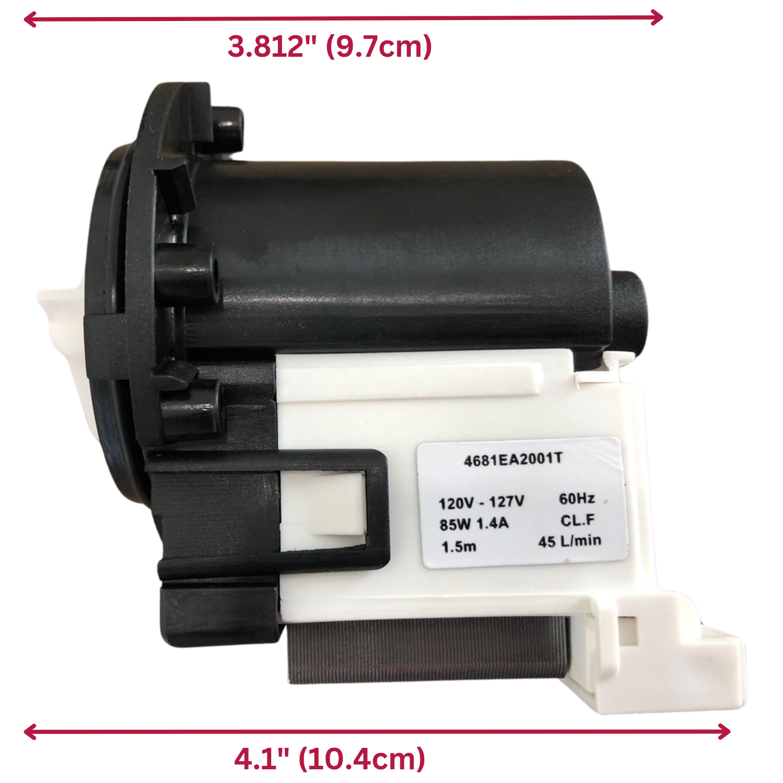 4681EA2001T Washer Drain Pump Motor Replacement For LG & Kenmore *Free Shipping*