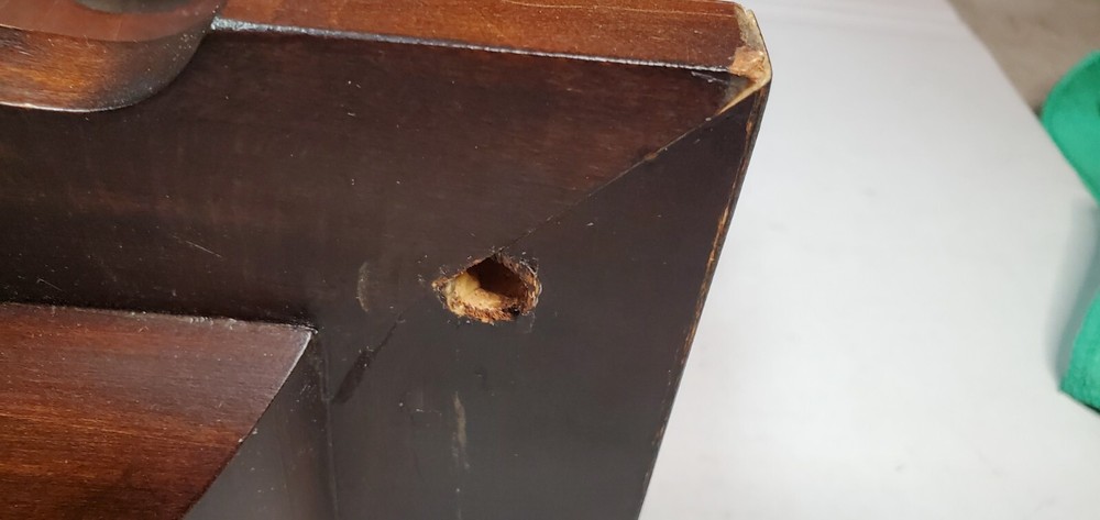 Polaris 31 Day Wall Pendulum Clock - Working - Cabinets needs work