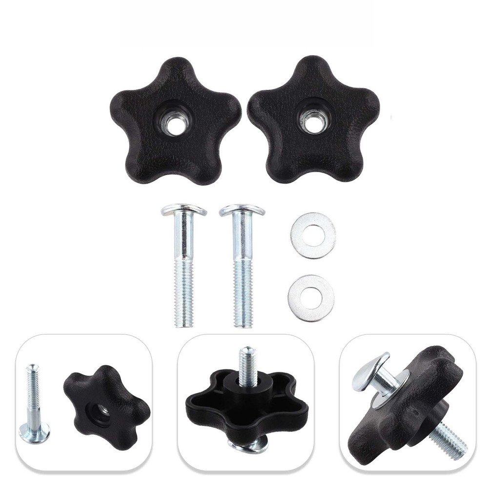 2 Pack For Toro Lawnmower Handle Knobs with Washer and Bolt Replacement Set