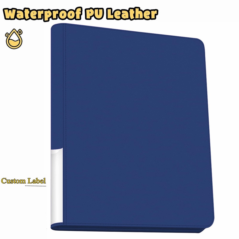 ANIXITECH Toploader Binder,9-Pocket Double Sided Top Loader Binder ,Holds 288...
