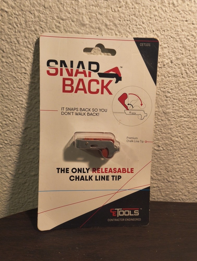 CE Tools Snap Back Releasable Chalk Line Tip
