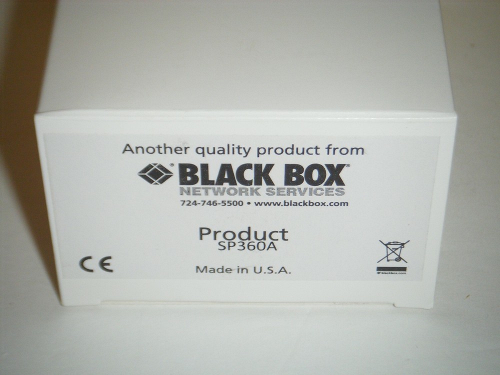 Black Box Networking SP360A RS-232 Serial Surge Protector