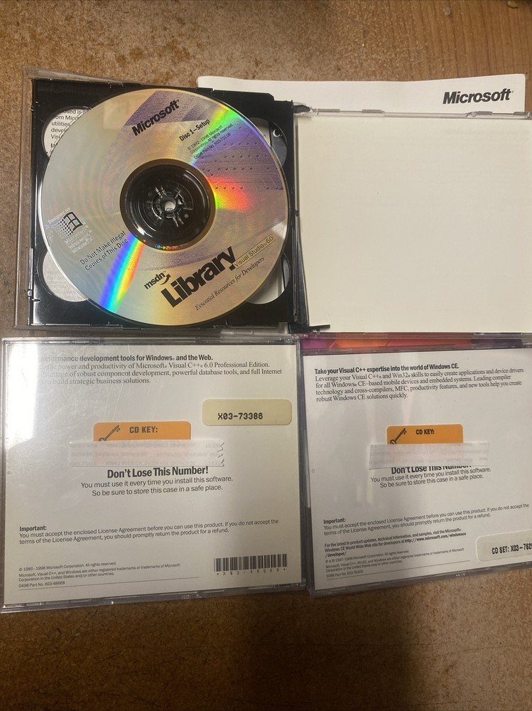 Microsoft Visual C++ 6.0 Professional Edition