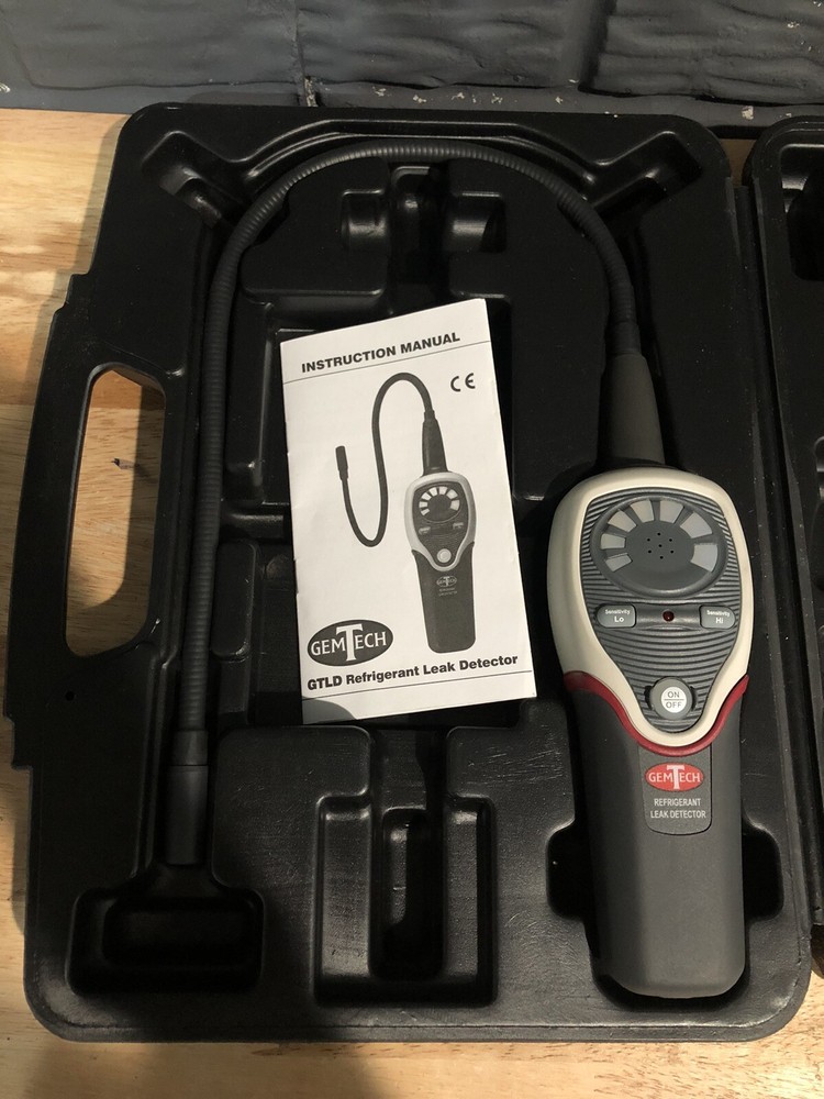 GEM TECH GTLD REFRIGERANT LEAK DETECTOR WITH A CASE