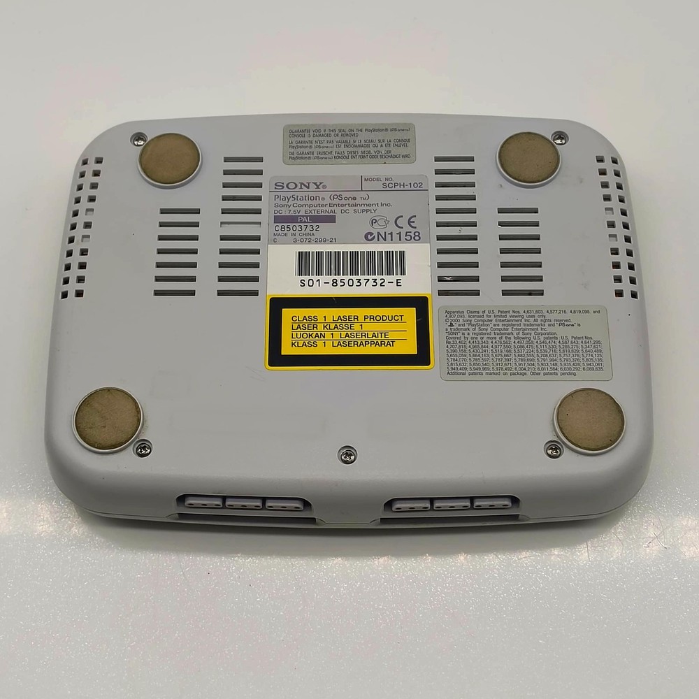 SONY PLAYSTATION 1 PS ONE CONSOLE SCPH-102 + CONTROLLER + MEMORY + CABLES