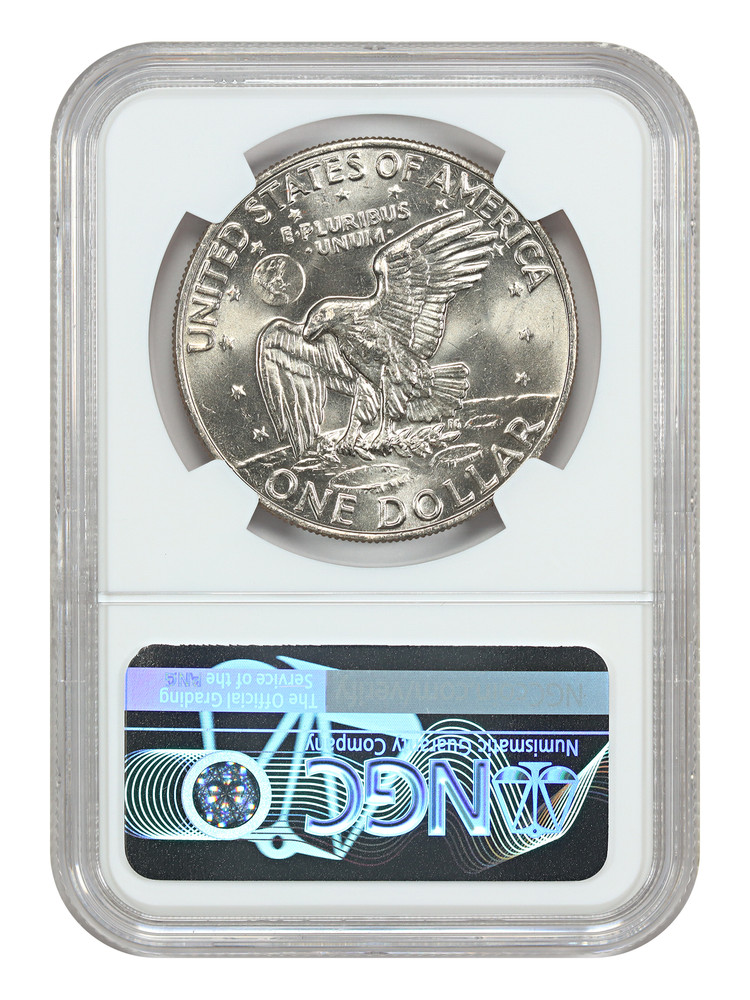 1973-D $1 NGC MS66 - Ike Dollar