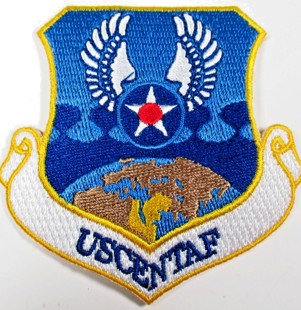 US Air Force USAFCENT Patch Vintage Central Command Wings Globe