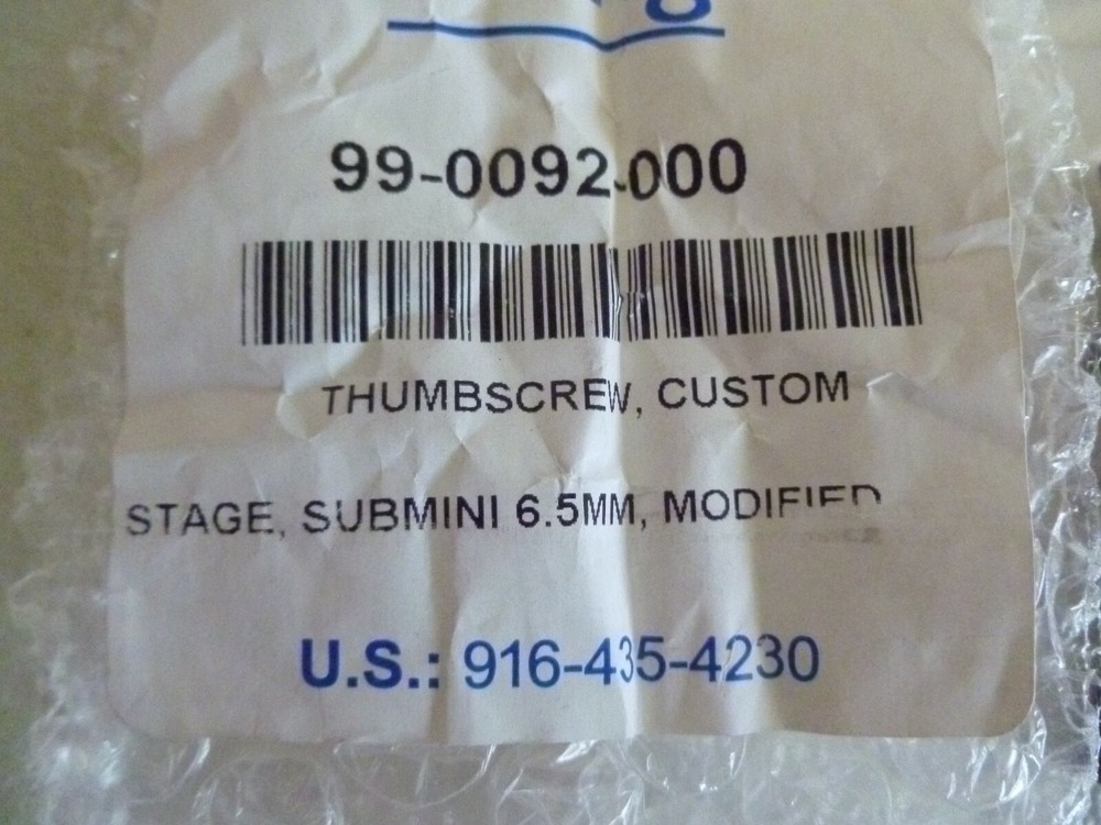 EALING POSITIONING MOTION CONTROL MICROMETER STAGE SUBMINI 6.5NM MODIFIELD