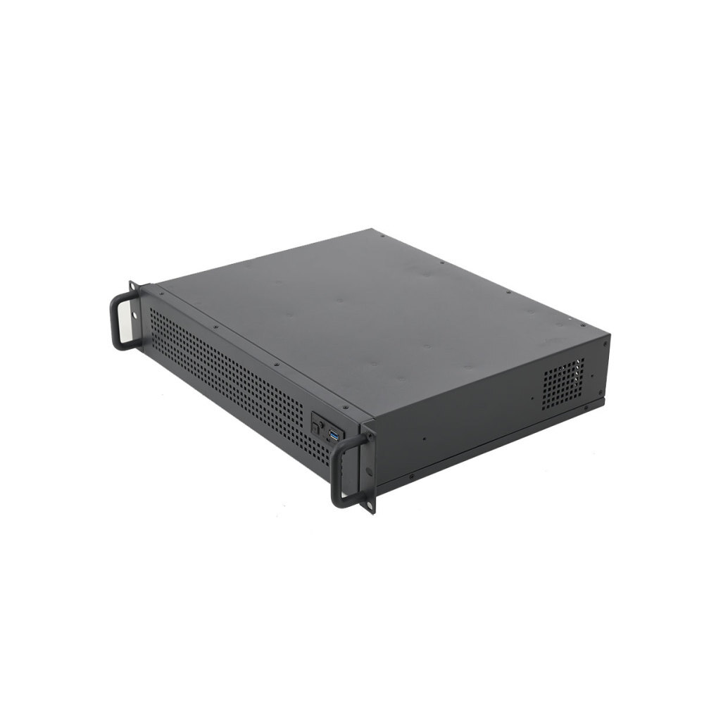 19 Inch Rackmount Server Enclosure 2U 2U Black - Only 38cm Deep