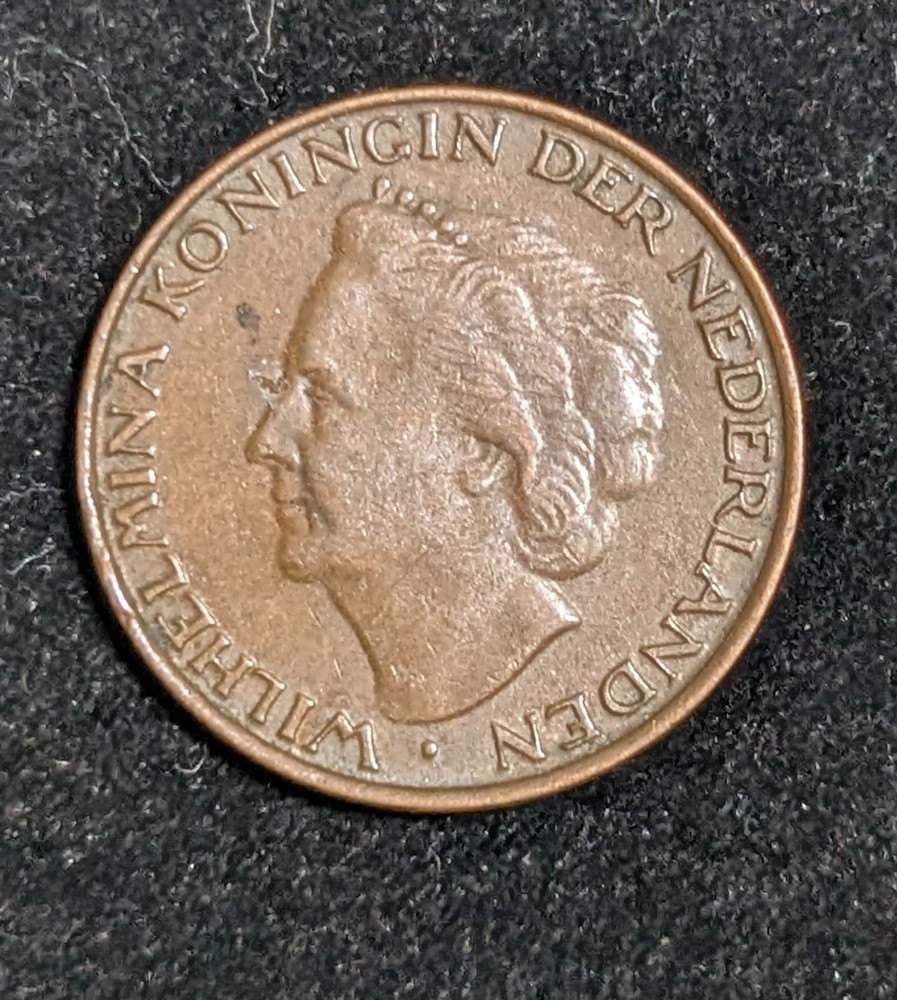 1948 Netherlands 5 Cents Circulated KM# 176