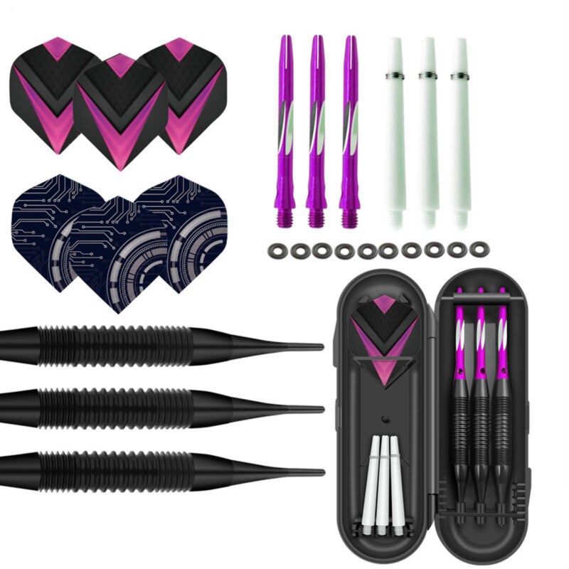 3PCS Soft Tip Darts Set Soft Safe Dart for Electronic Dart Board