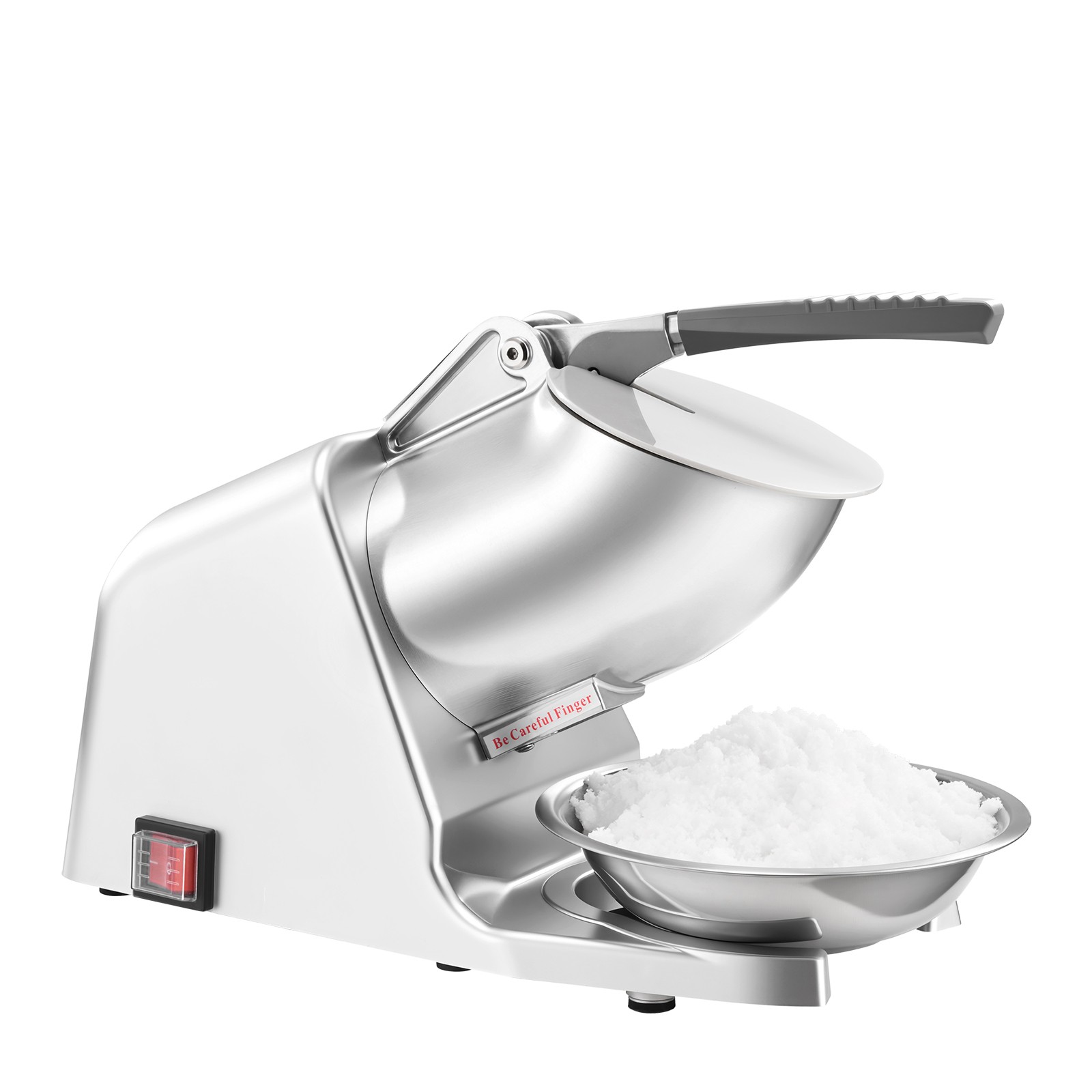 Uimoso Electric Ice Crusher Machine 143LBS/H for Shaved Ice and Snow Cones