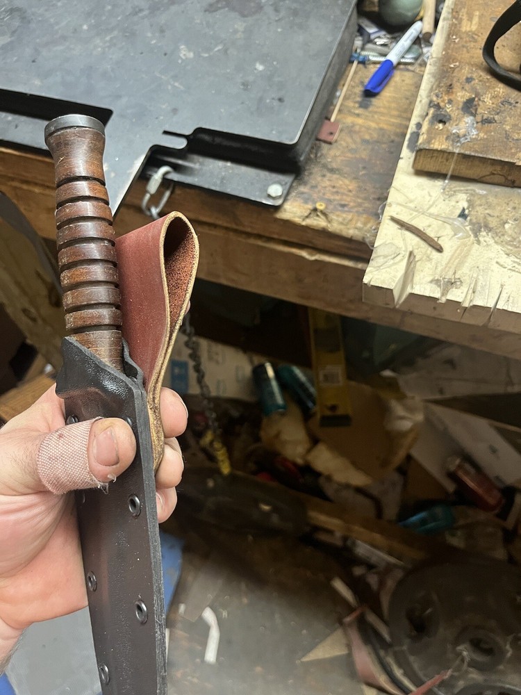 M-3 Knife BOKER Drop Leg Sheath Only Retention Version