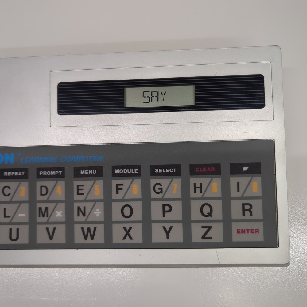 Vintage Sears Talkatron Learning Computer Talking Math Spelling Tiger 1985