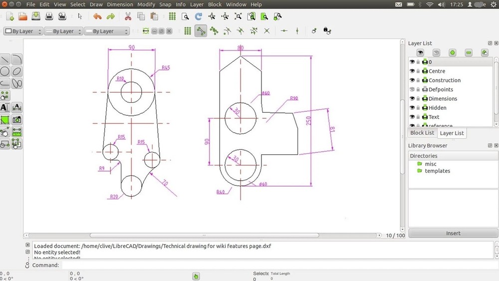 Libre Cad 2D - Computer Aided Design CAD Software Package for Windows on CD