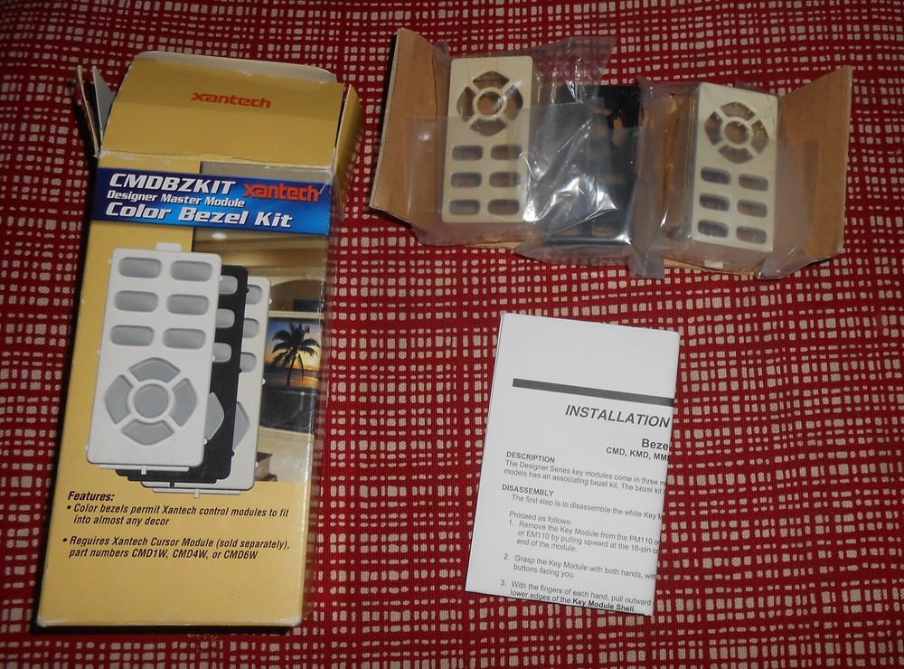 XANTECH CMDBZKIT  Designer Master Module COLOR BEZEL KIT