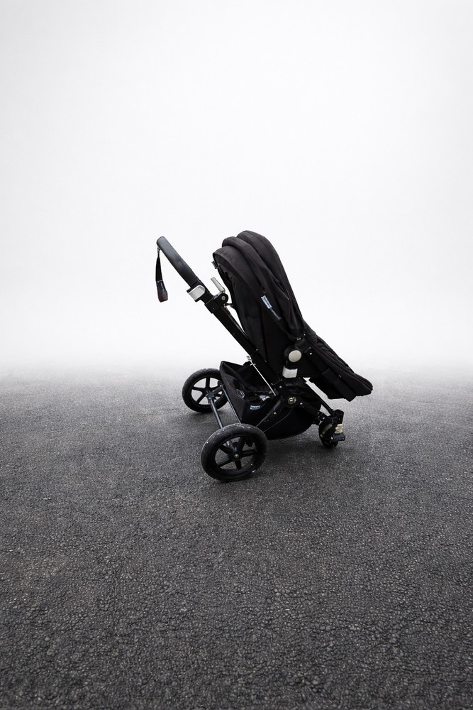 Bugaboo Comeleon Black Single Stroller with bassinet
