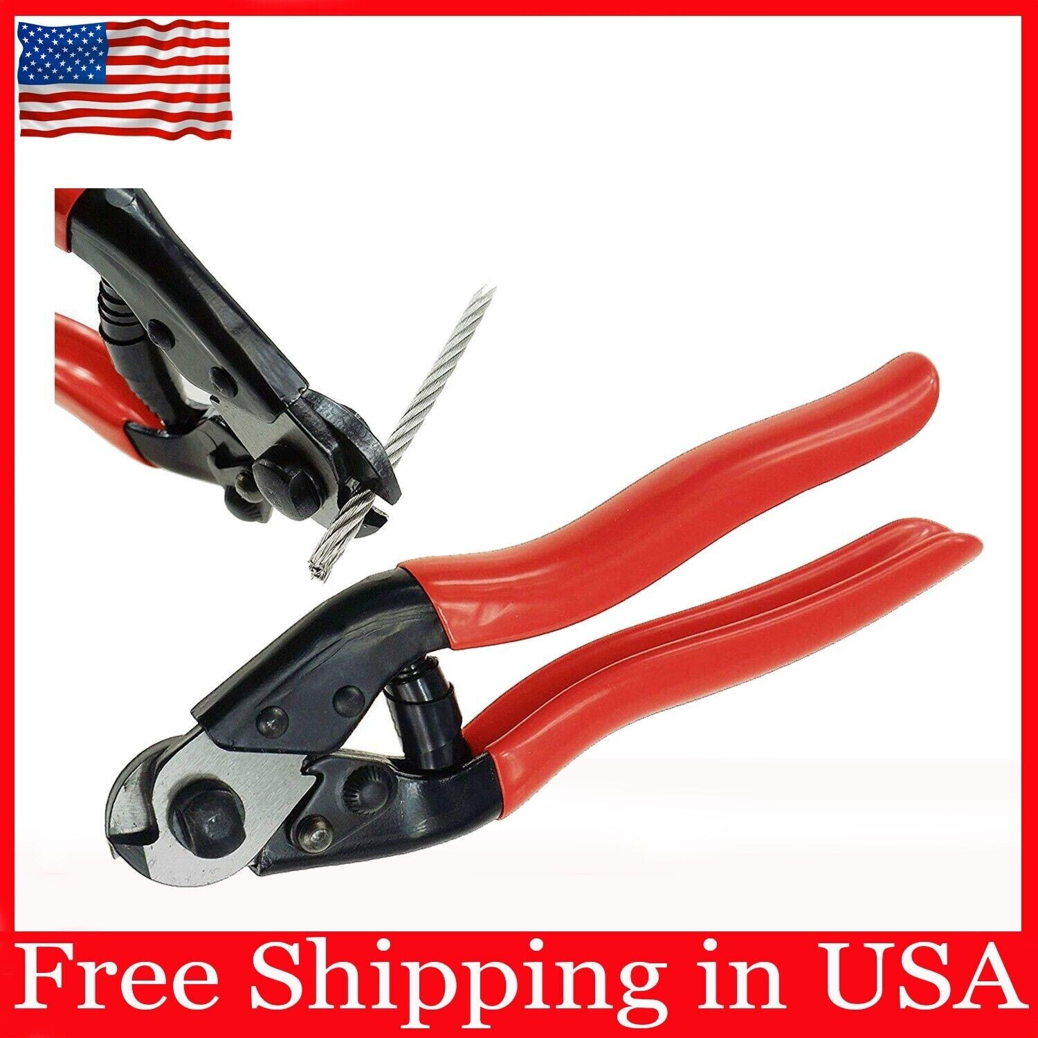Cable Cutters Heavy Duty Stainless Steel Wire Rope Seal Aircraft Cutter up to 5/