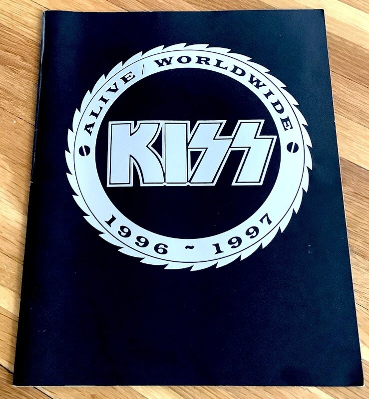 KISS Alive Worldwide Japan Tour 1996 - 1997 Concert Program Book - USA Seller`