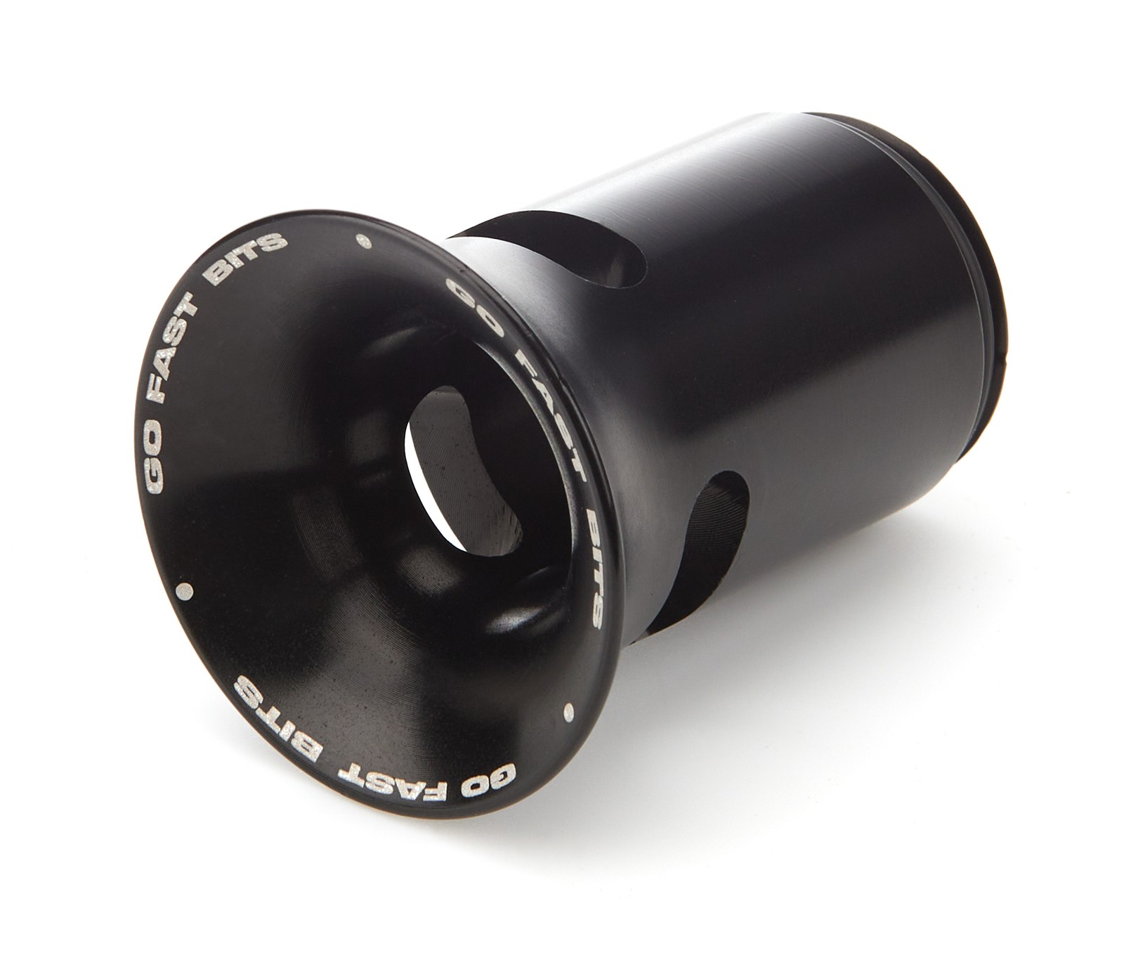 Go Fast Bits 5702, One Black Aluminum Whistling Trumpet Fits Gfb Bov Low Boost