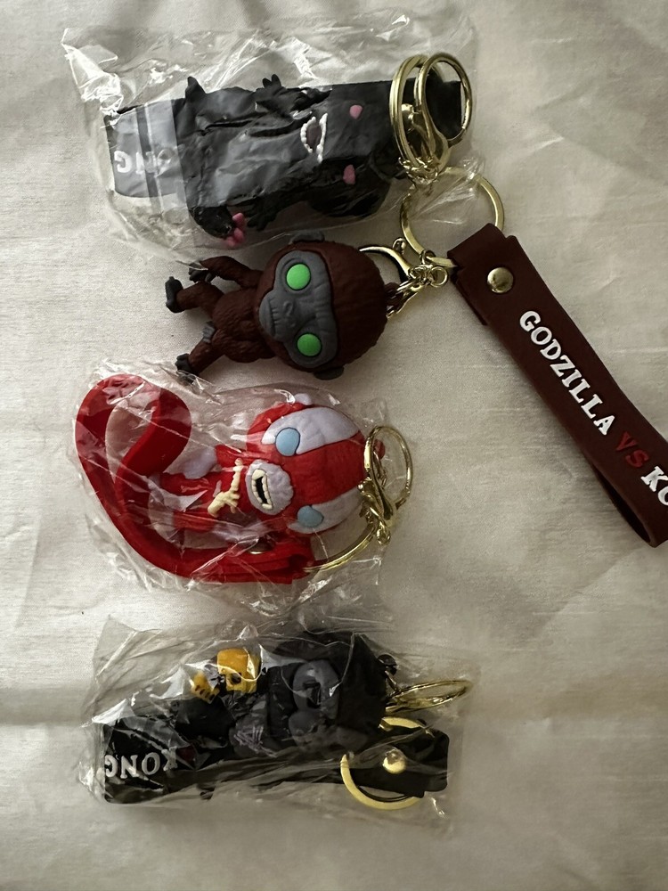 1 Piece Silicone Keychain. Various Assortments. Please Read Description.
