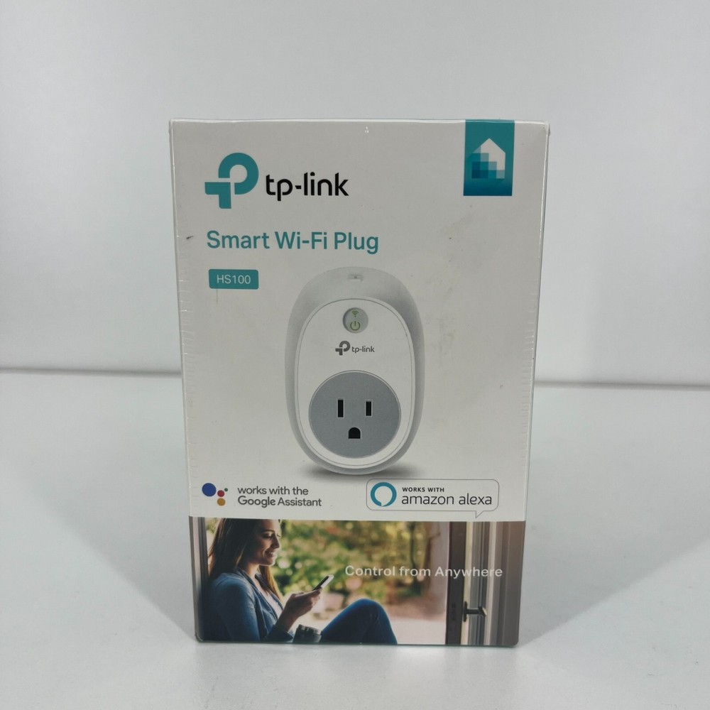TP-Link - HS100 - Smart WiFi Plug - w/ Google Assistant & Amazon Alexa - New