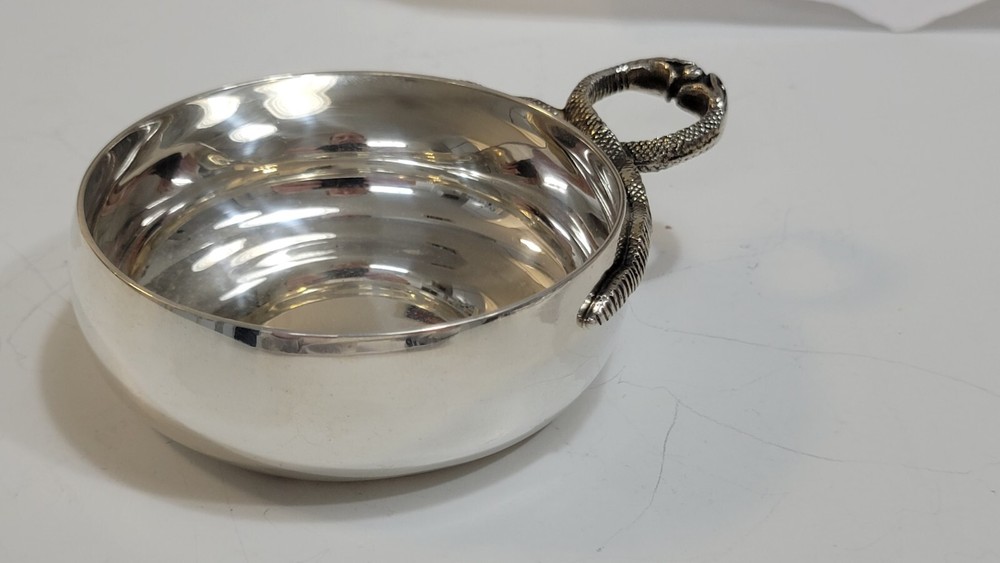 ENGLISH STERLING SILVER WINE TASTER