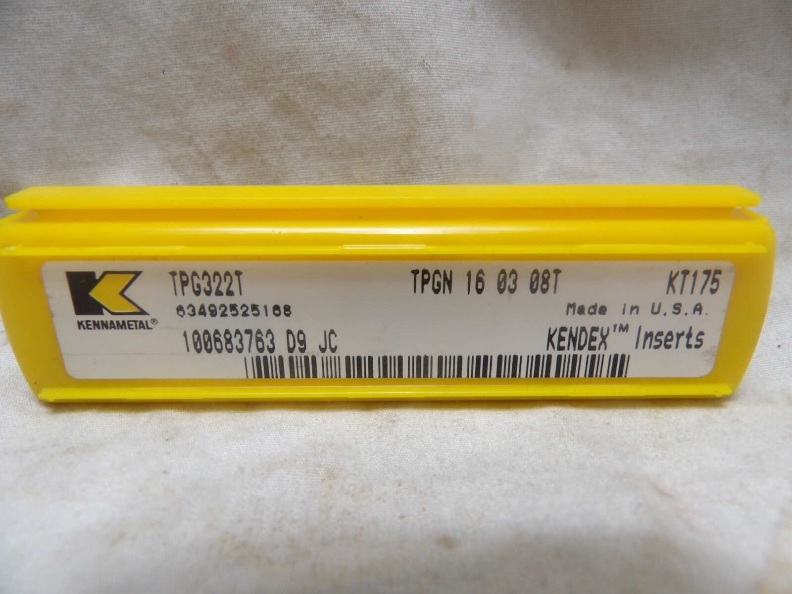 Kennametal TPG322T Carbide Inserts (Qty of 5)