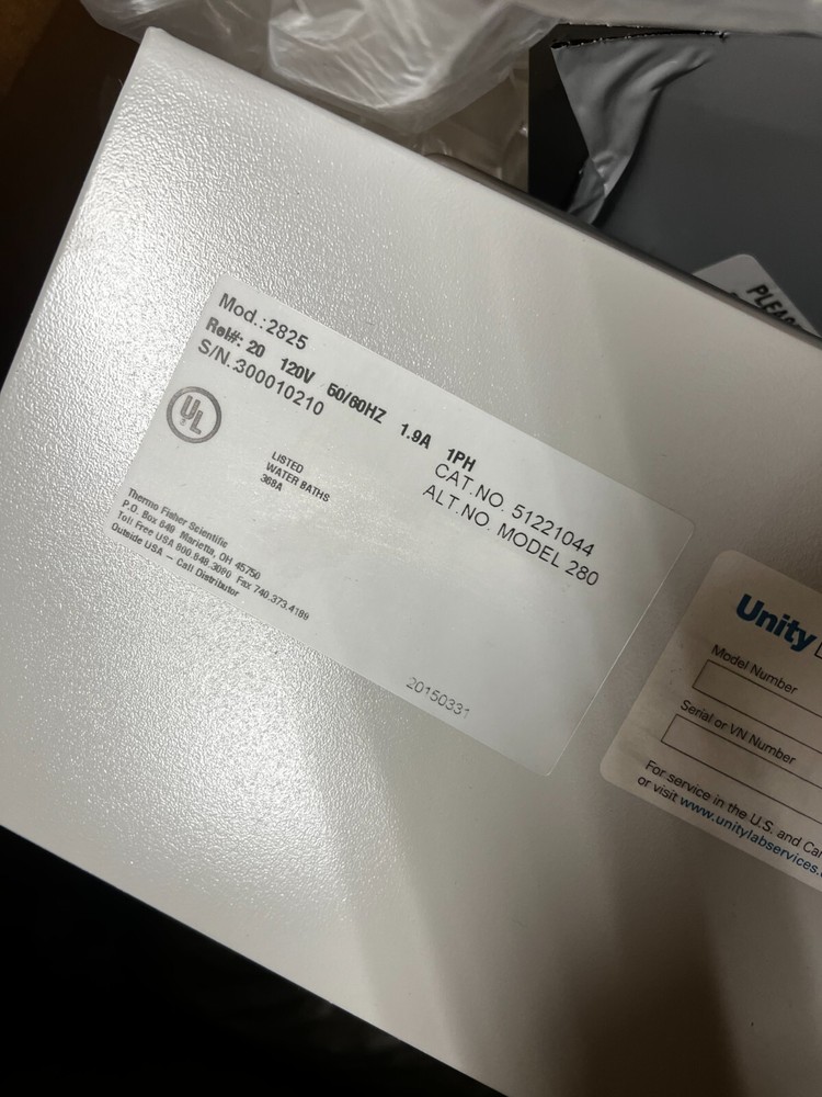 Thermo Scientific 2825 Precision 280 Microprocessor Controlled Water Bath 1.5L