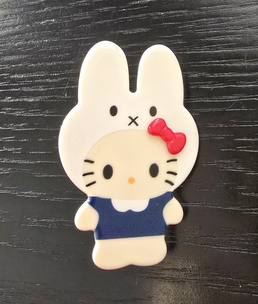 Hello Kitty x Miffy Acrylic Pin