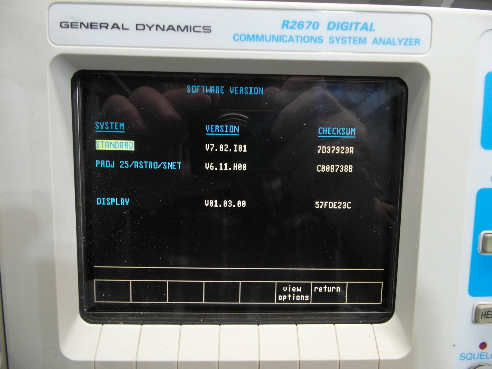 Motorola/General Dynamics R2670B Communications Service Monitor CALIBRATD LOADED