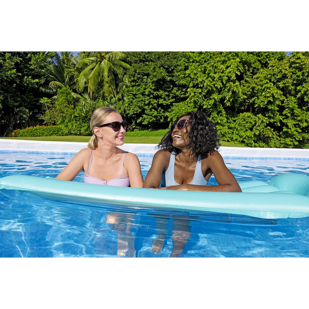 Bestway Power Steel Rectangular Above Ground Swimming Pool Set