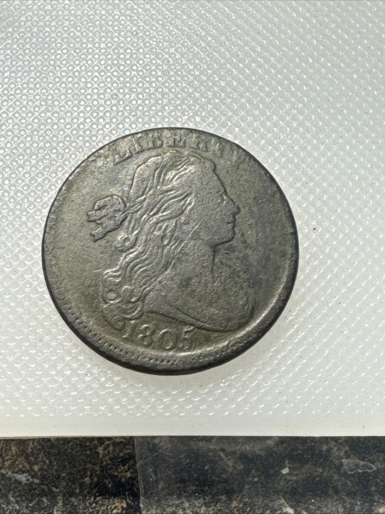1805 draped bust large cent TM