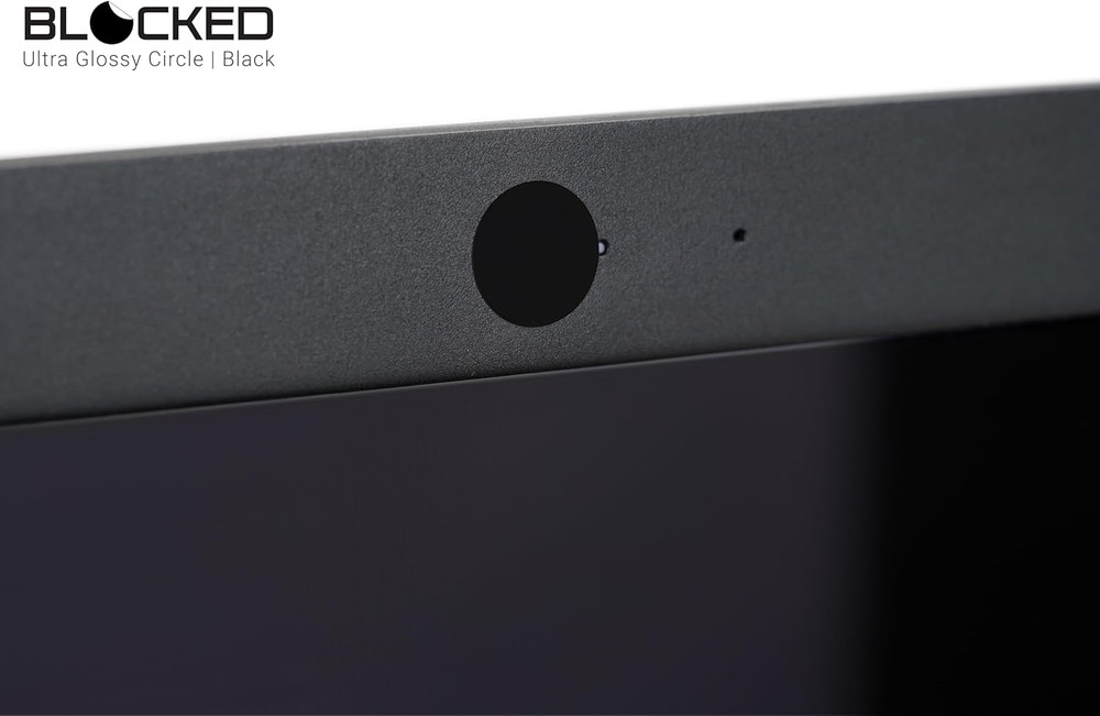 BLOCKED Stackable Webcam/Camera Vinyl Covers | 57 Low-Tack Reusable Webcam Stick