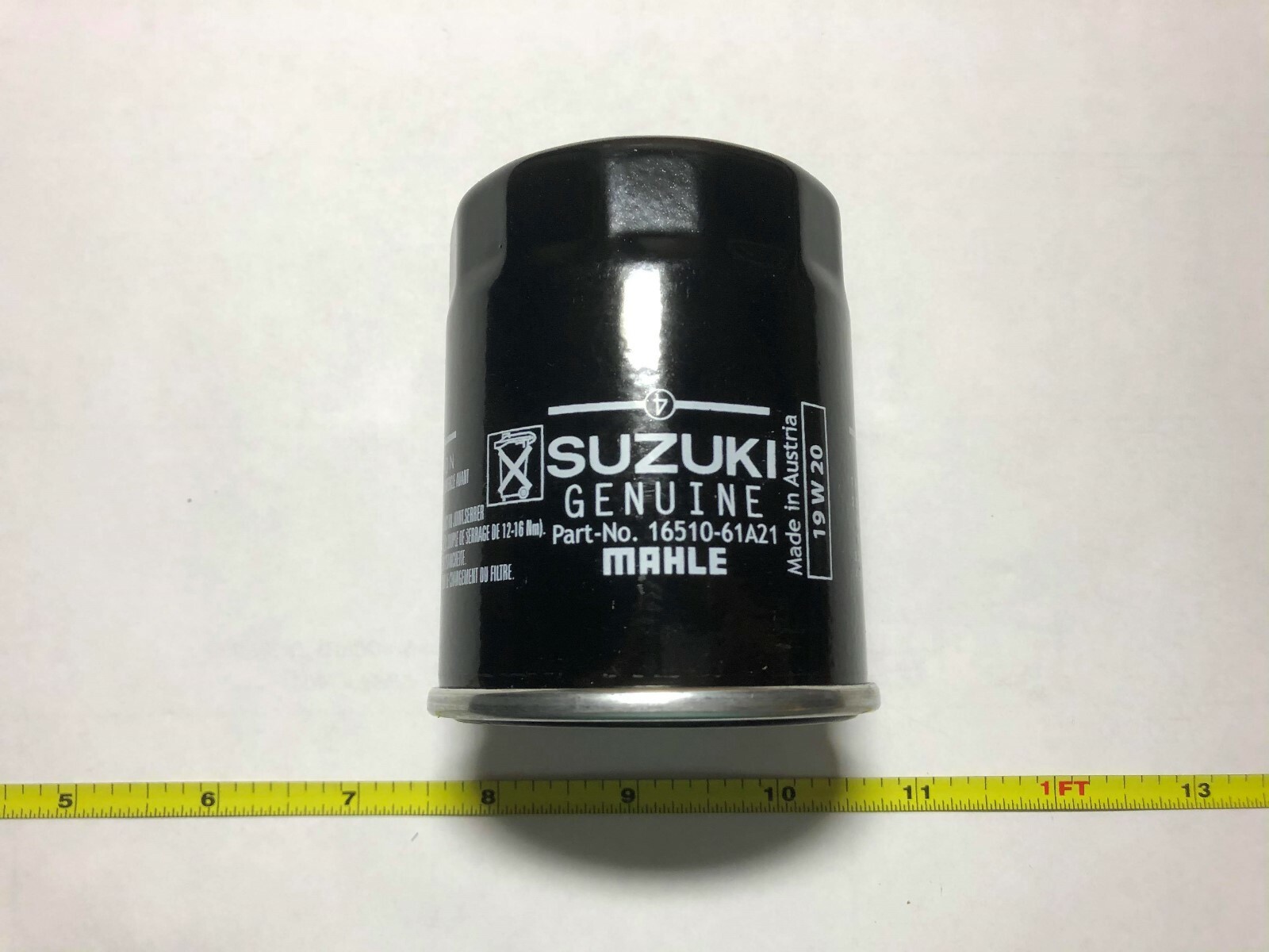 Suzuki Outboard Four Stroke Oil Filter 16510-61A21-MHL DF90 DF115 - NEW OEM
