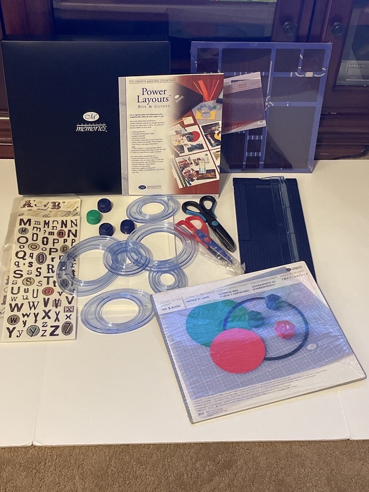 Creative Memories Custom Cutting System Power Layout Box Templates & Much More