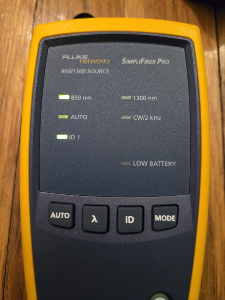 FLUKE NETWORKS FTK1375 MULTIMODE FIBER POWER METER & SOURCE INSPECTION KIT