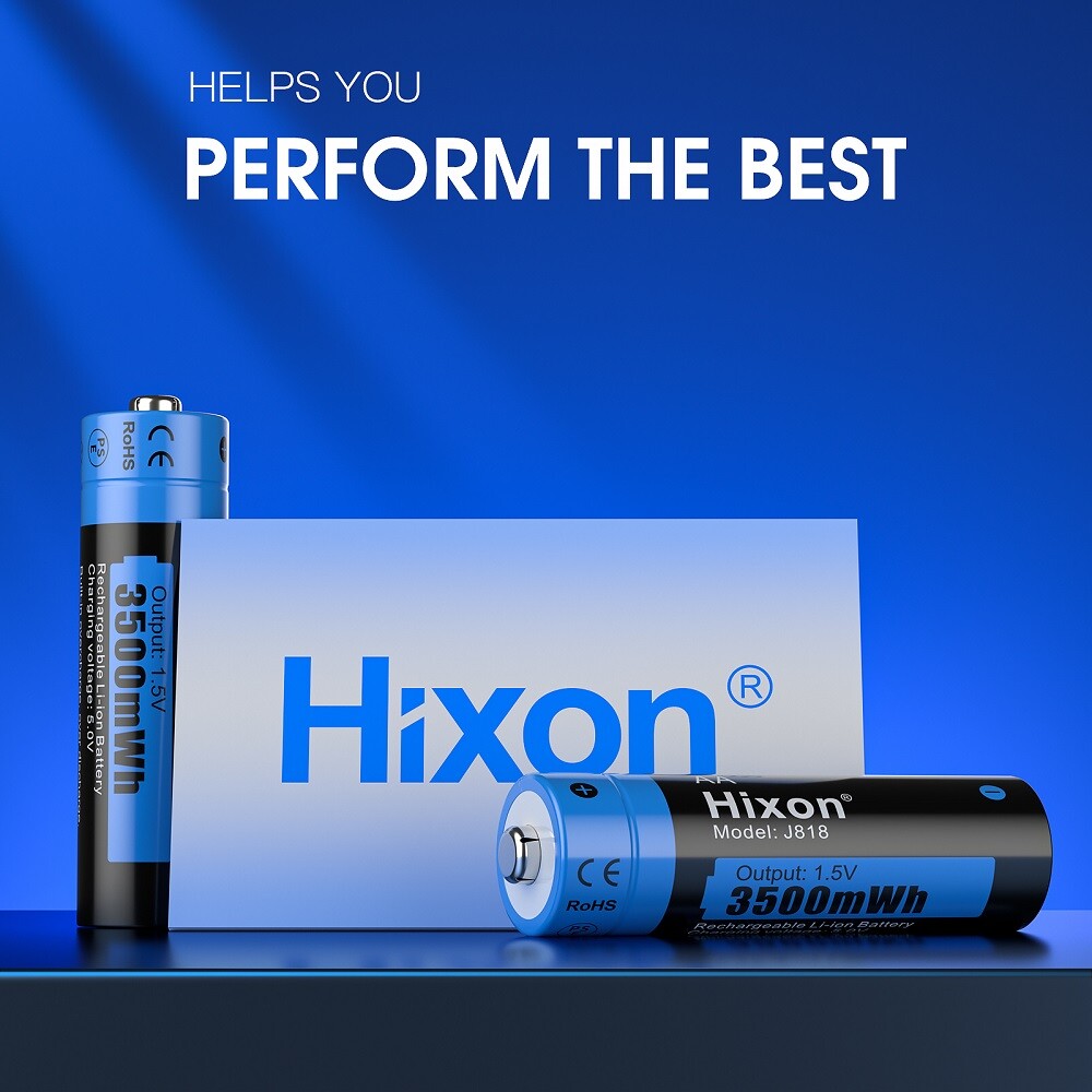 Hixon 1.5V AA Lithium Rechargeable Batteries 3500mWh AA Batteries for Blink Lot