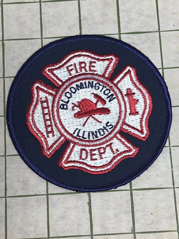 Bloomington Illinois cross round fire patch