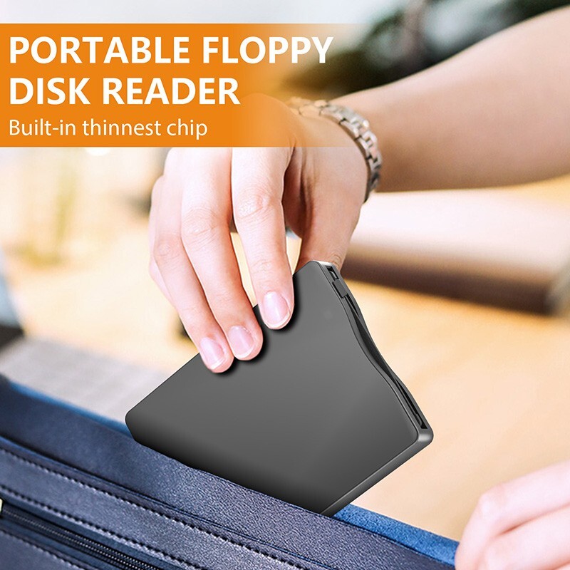 External 3.5" 144MB Floppy Disk Drive Portable USB Floppy Reader