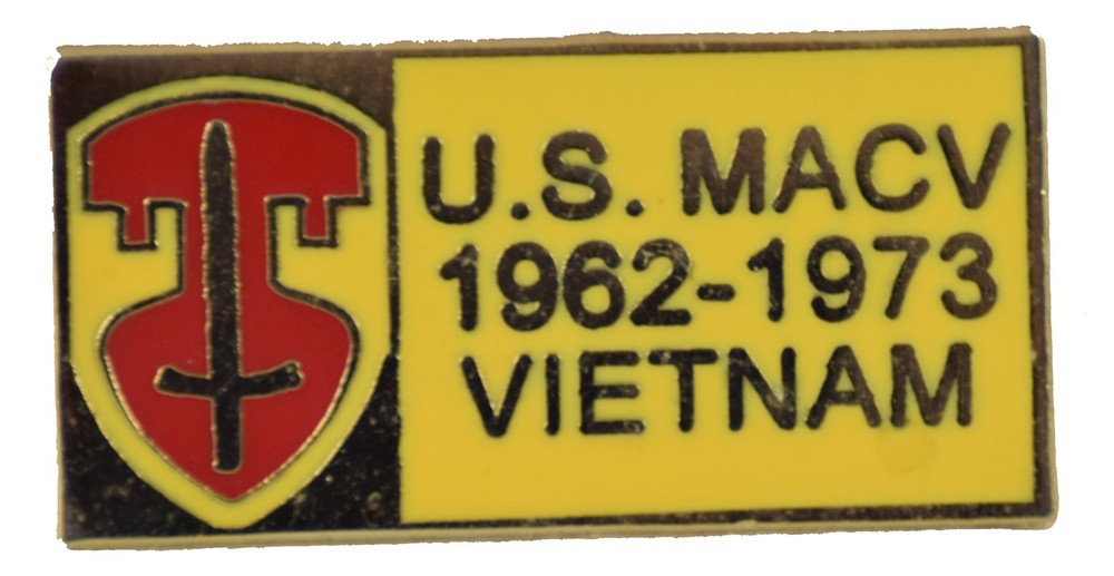 US MACV Vietnam Hat Pin